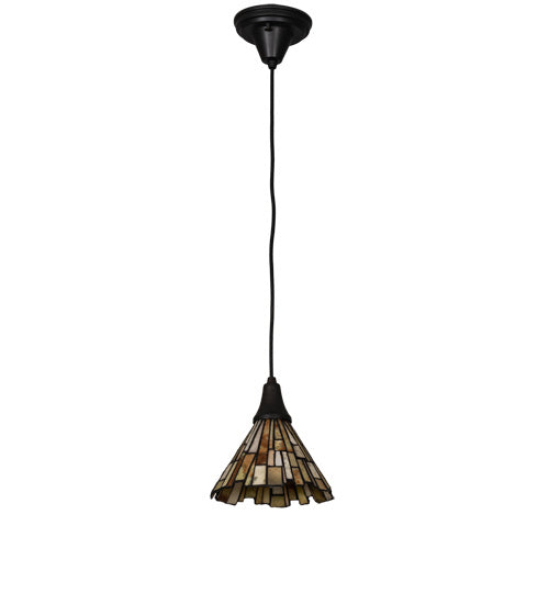 Meyda Tiffany Delta 109311 Pendant Light - Craftsman Brown