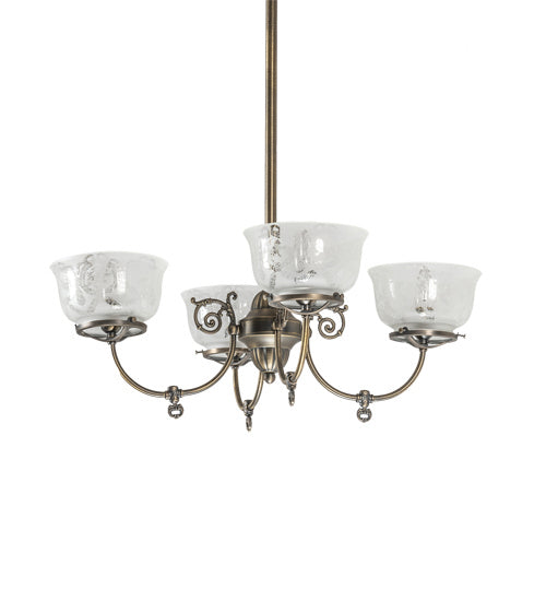 Meyda Tiffany Revival 185605 Chandelier Light - Antique Brass