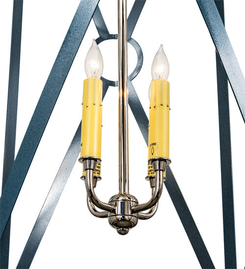 Meyda Tiffany Penelope 221843 Pendant Light - Custom, Polished Nickel