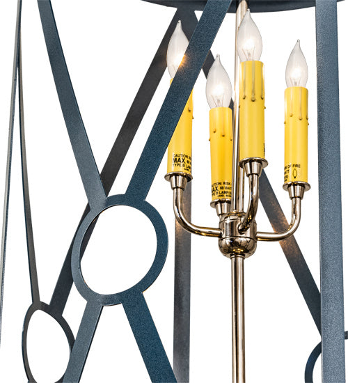 Meyda Tiffany Penelope 221843 Pendant Light - Custom, Polished Nickel