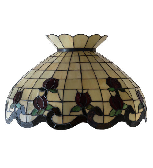 Meyda Tiffany Lighting 28670 Roseborder Shade Lamp Shade Multicolored