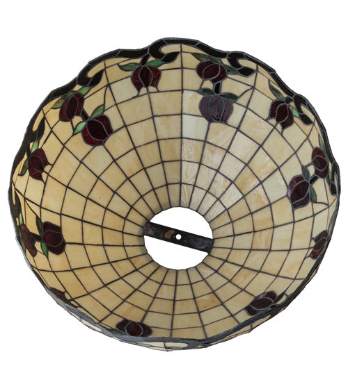 Meyda Tiffany Lighting 28670 Roseborder Shade Lamp Shade Multicolored