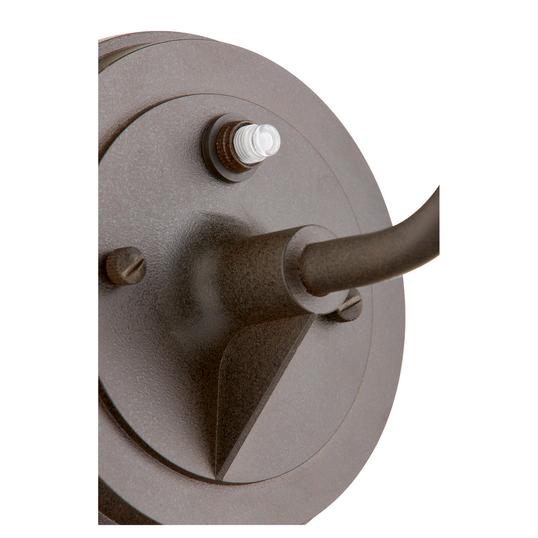 Quorum Torrey 732-86 Wall Sconce Light - Oiled Bronze W/ Clear/Seeded