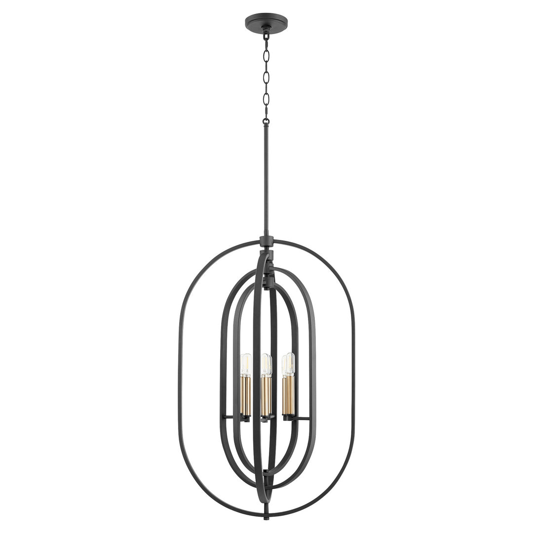 Quorum Oval Pendants 8610-6-69 Pendant Light - Noir