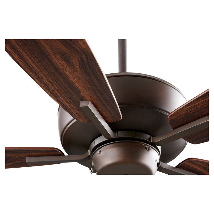 Quorum Breeze 60" 7060-86 Ceiling Fan 60 in. - Oiled Bronze, Dark Oak/Walnut