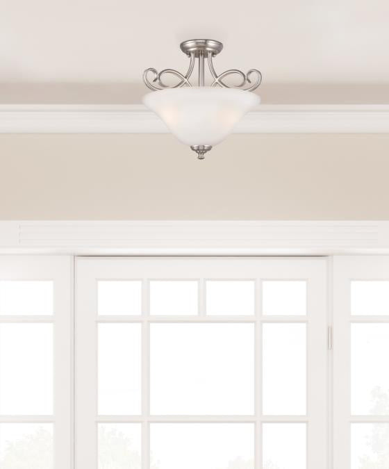 Westinghouse Dunmore 6573800 Ceiling Light - Brushed Nickel