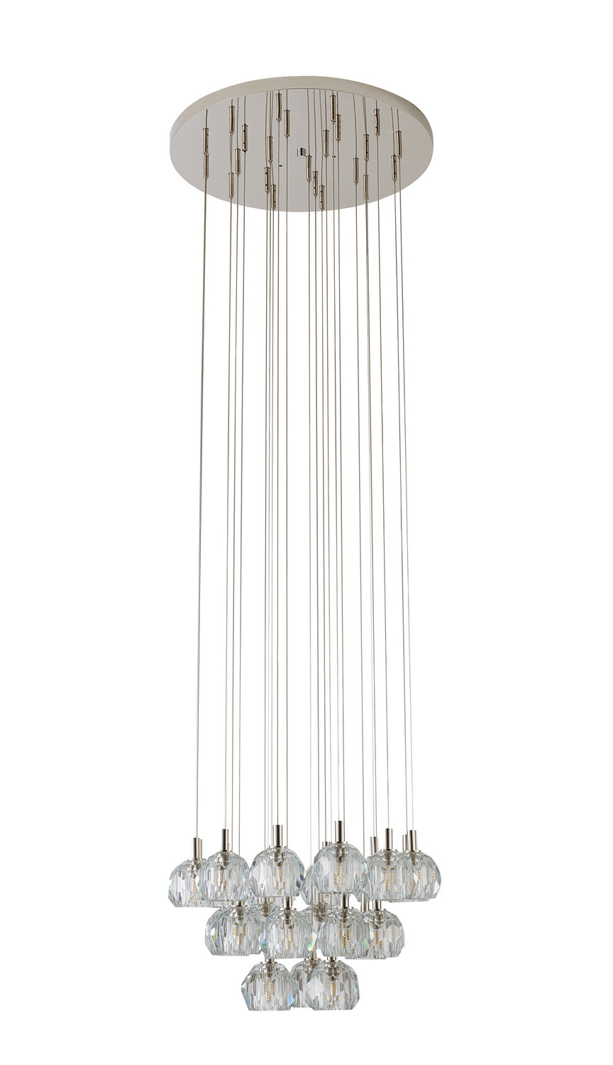 Bethel International BDC04C24N Chandelier Light - Polished Nickel