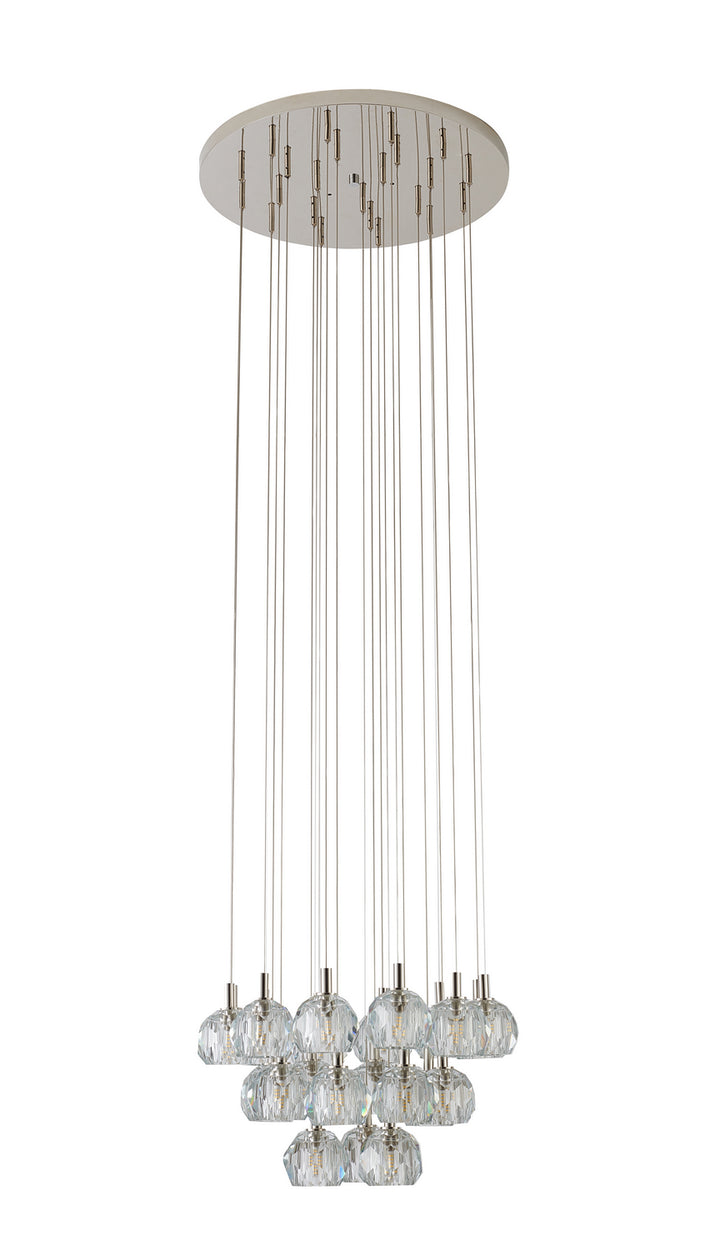 Bethel International BDC04C24N Chandelier Light - Polished Nickel