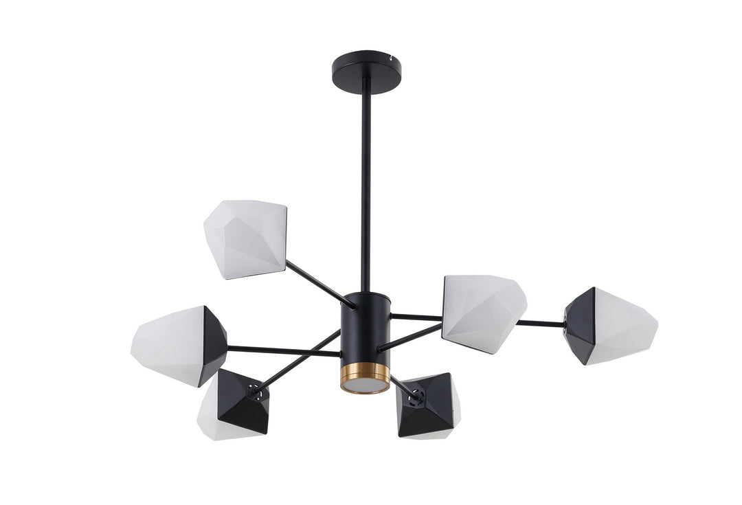 Bethel International BE22C25B Chandelier Light - Black
