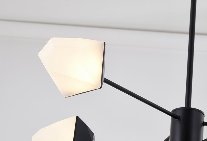 Bethel International BE22C25B Chandelier Light - Black
