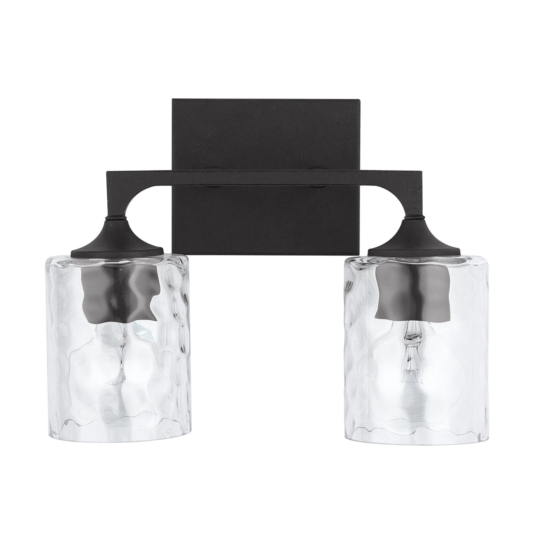 Capital Clint 137321BI-486 Bath Vanity Light 14 in. wide - Black Iron