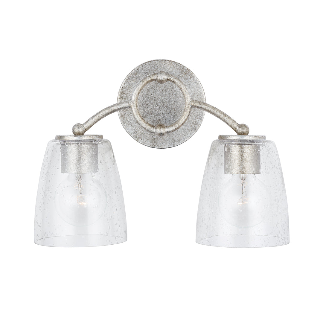 Capital Oran 137921AS-488 Bath Vanity Light 15 in. wide - Antique Silver