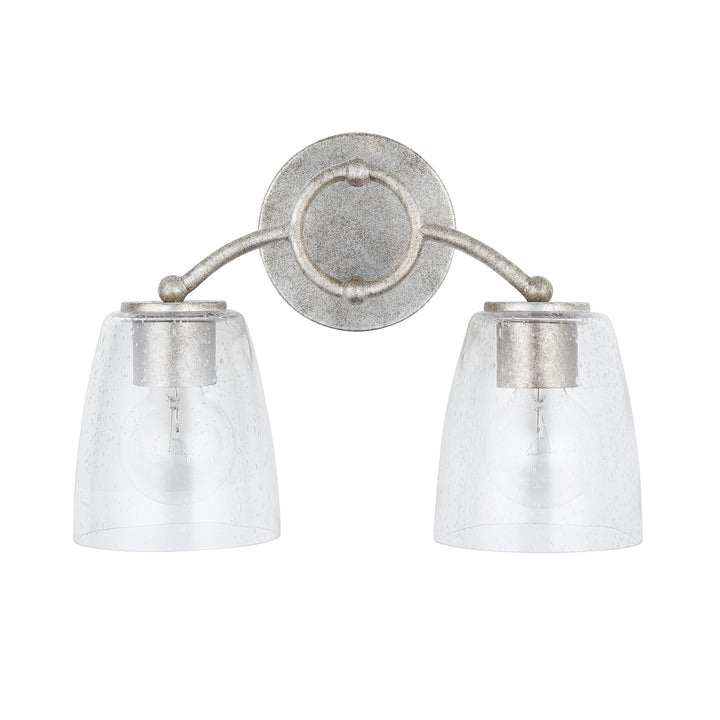 Capital Oran 137921AS-488 Bath Vanity Light 15 in. wide - Antique Silver