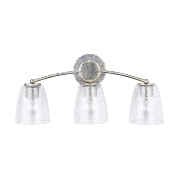 Capital Oran 137931AS-488 Bath Vanity Light 24 in. wide - Antique Silver