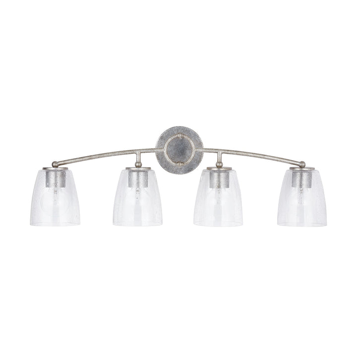 Capital Oran 137941AS-488 Bath Vanity Light 33 in. wide - Antique Silver