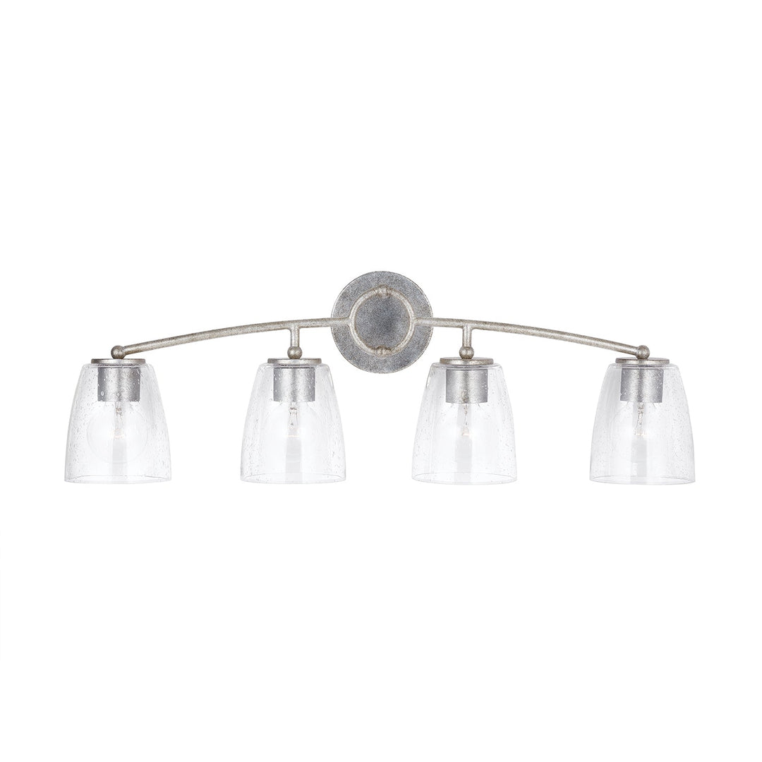 Capital Oran 137941AS-488 Bath Vanity Light 33 in. wide - Antique Silver