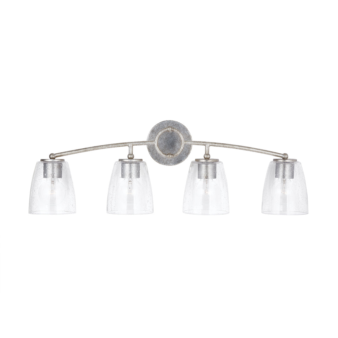 Capital Oran 137941AS-488 Bath Vanity Light 33 in. wide - Antique Silver