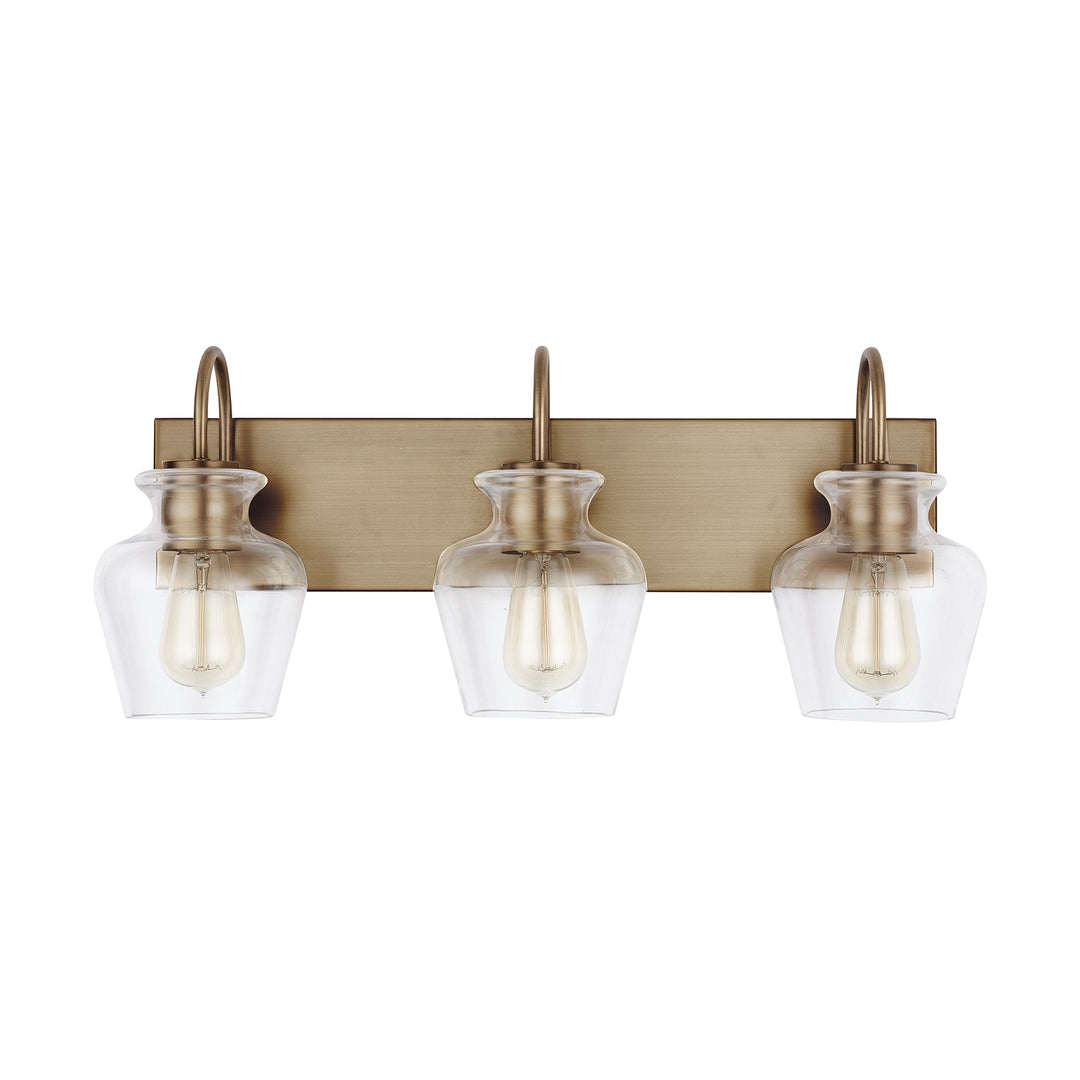 Capital Danes 138131AD-490 Bath Vanity Light 25 in. wide - Aged Brass