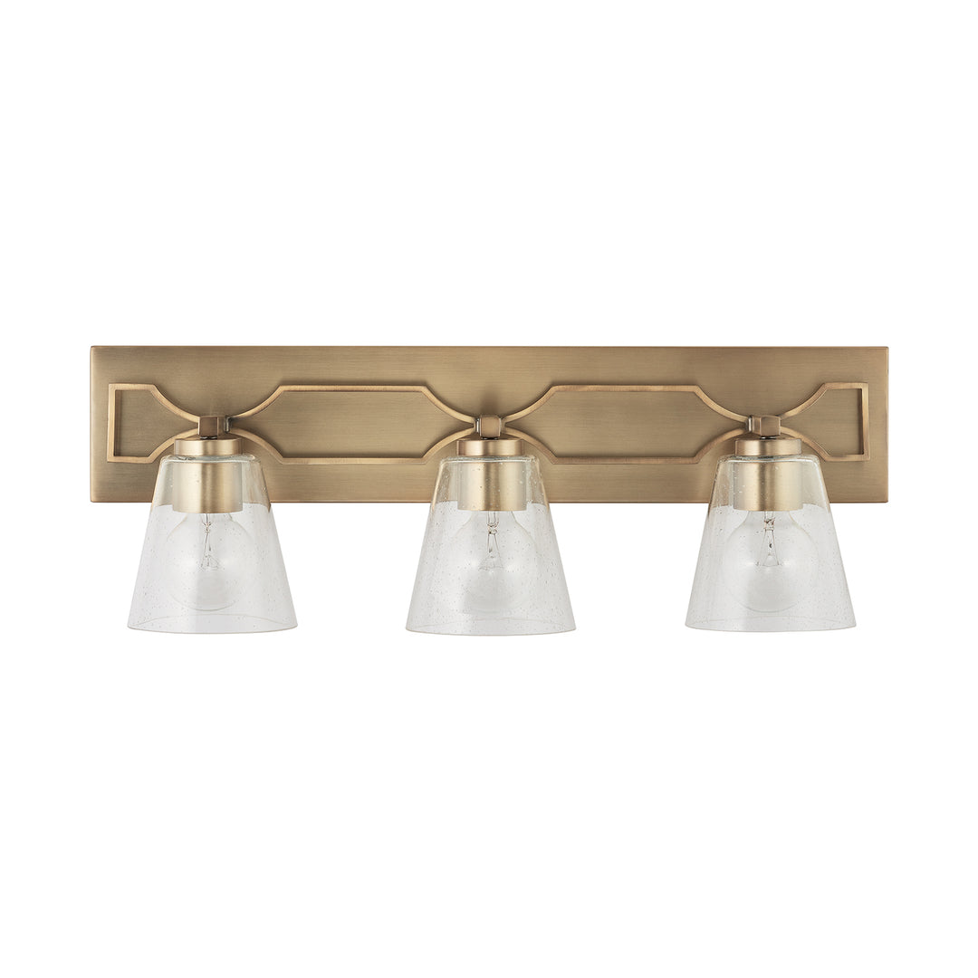 Capital Jordyn 138931AD-494 Bath Vanity Light 26 in. wide - Aged Brass