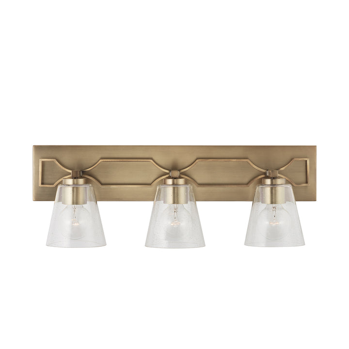 Capital Jordyn 138931AD-494 Bath Vanity Light 26 in. wide - Aged Brass