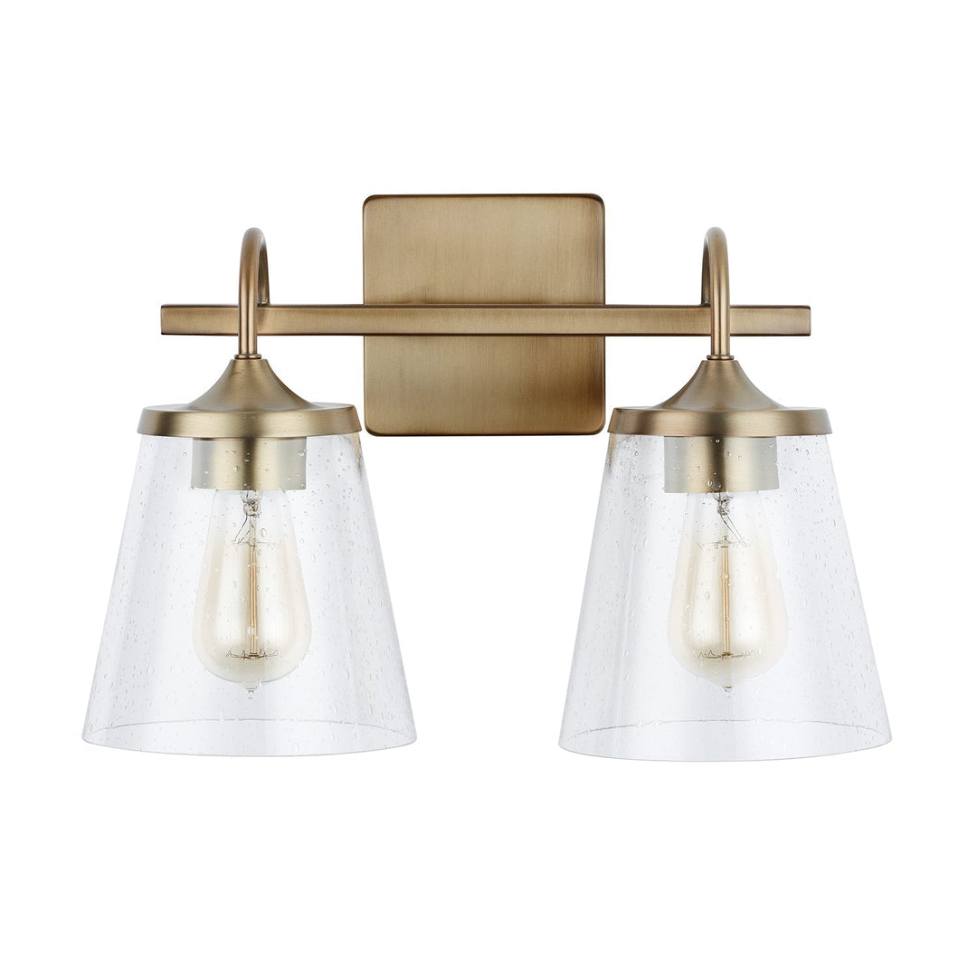 Capital Jayne 139122AD-496 Bath Vanity Light 16 in. wide - Aged Brass