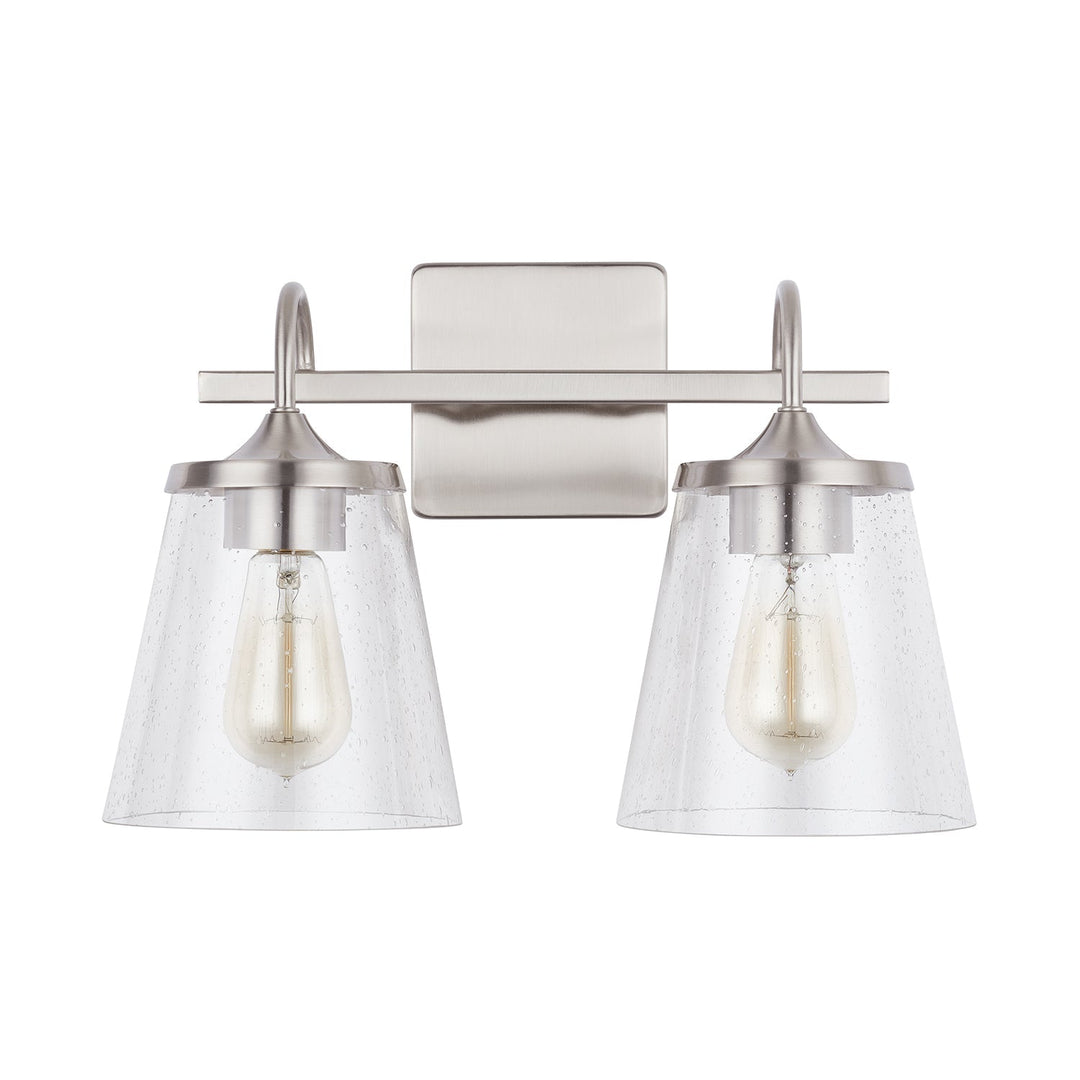 Capital Jayne 139122BN-496 Bath Vanity Light 16 in. wide - Brushed Nickel