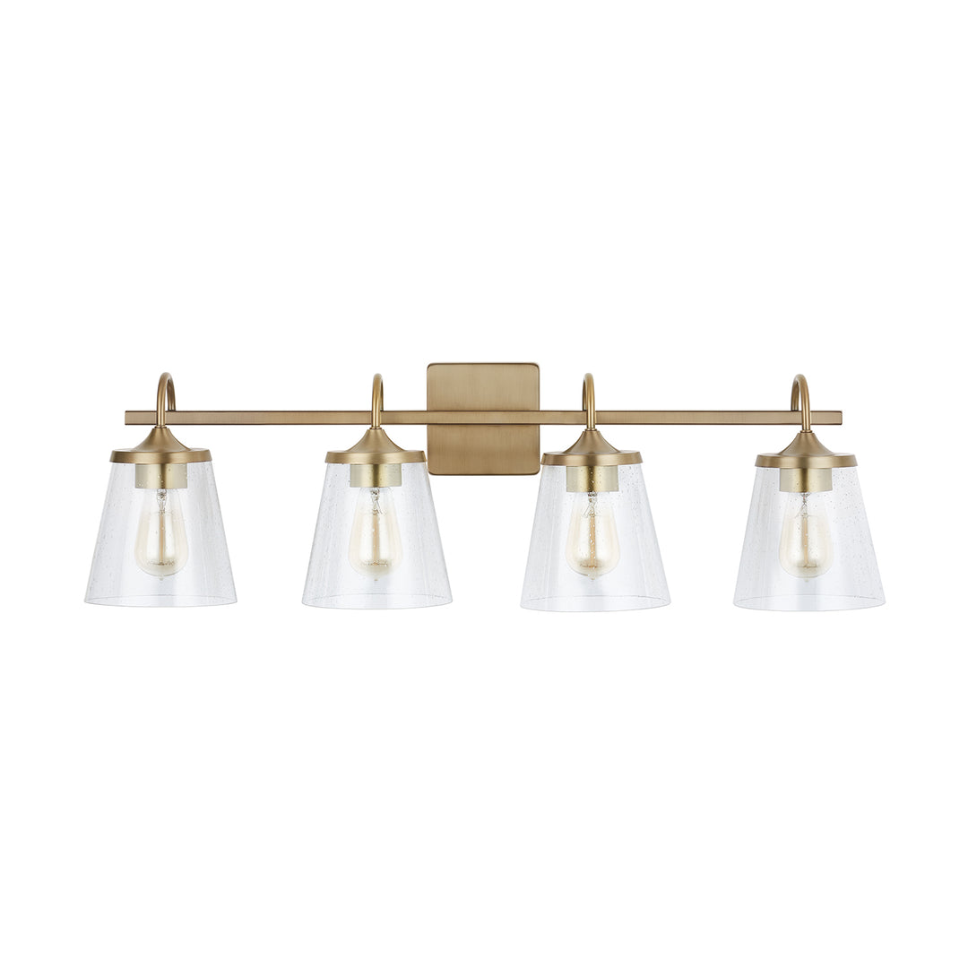 Capital Jayne 139142AD-496 Bath Vanity Light 34 in. wide - Aged Brass