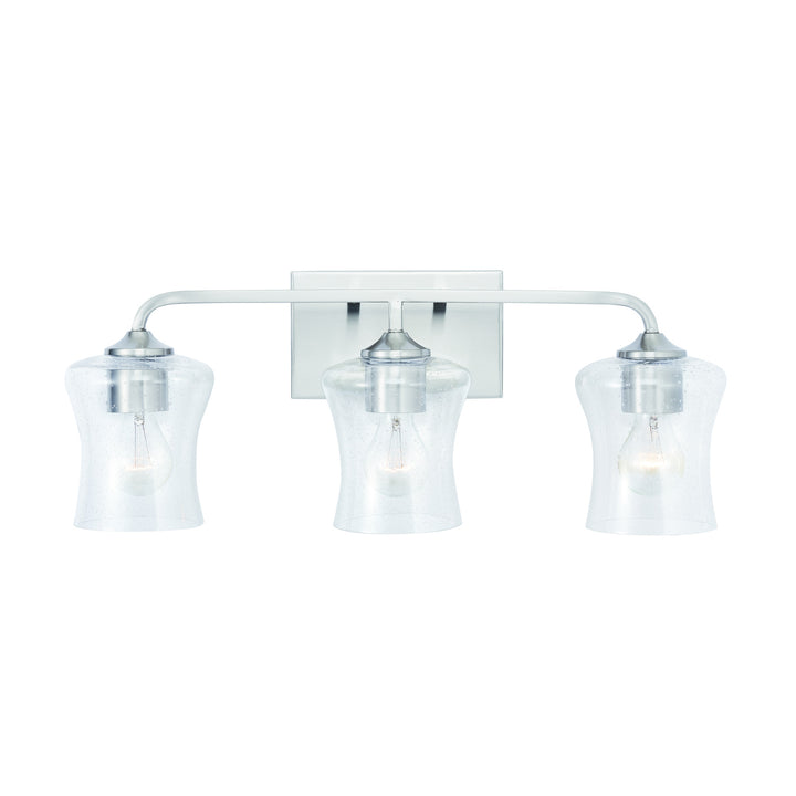 Capital Reeves 139231BN-499 Bath Vanity Light 24 in. wide - Brushed Nickel