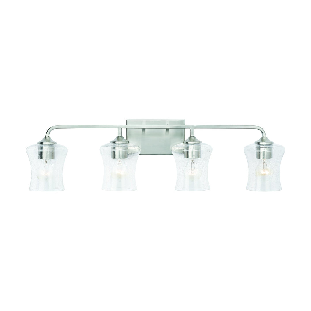 Capital Reeves 139241BN-499 Bath Vanity Light 34 in. wide - Brushed Nickel