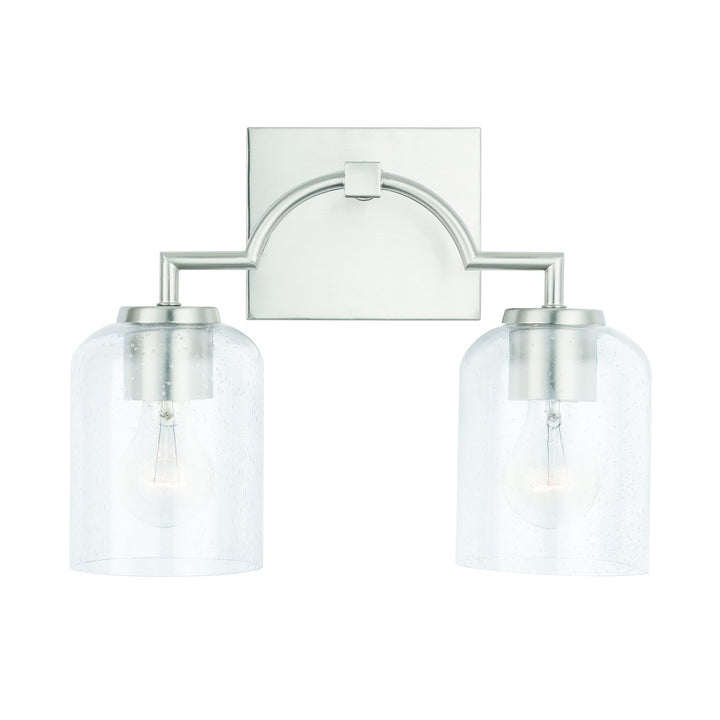 Capital Carter 139321BN-500 Bath Vanity Light 14 in. wide - Brushed Nickel