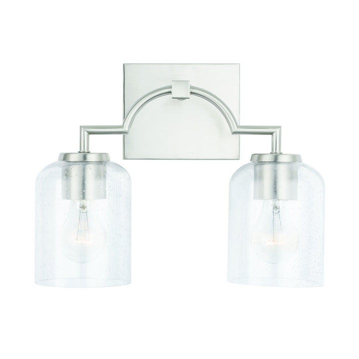 Capital Carter 139321BN-500 Bath Vanity Light 14 in. wide - Brushed Nickel