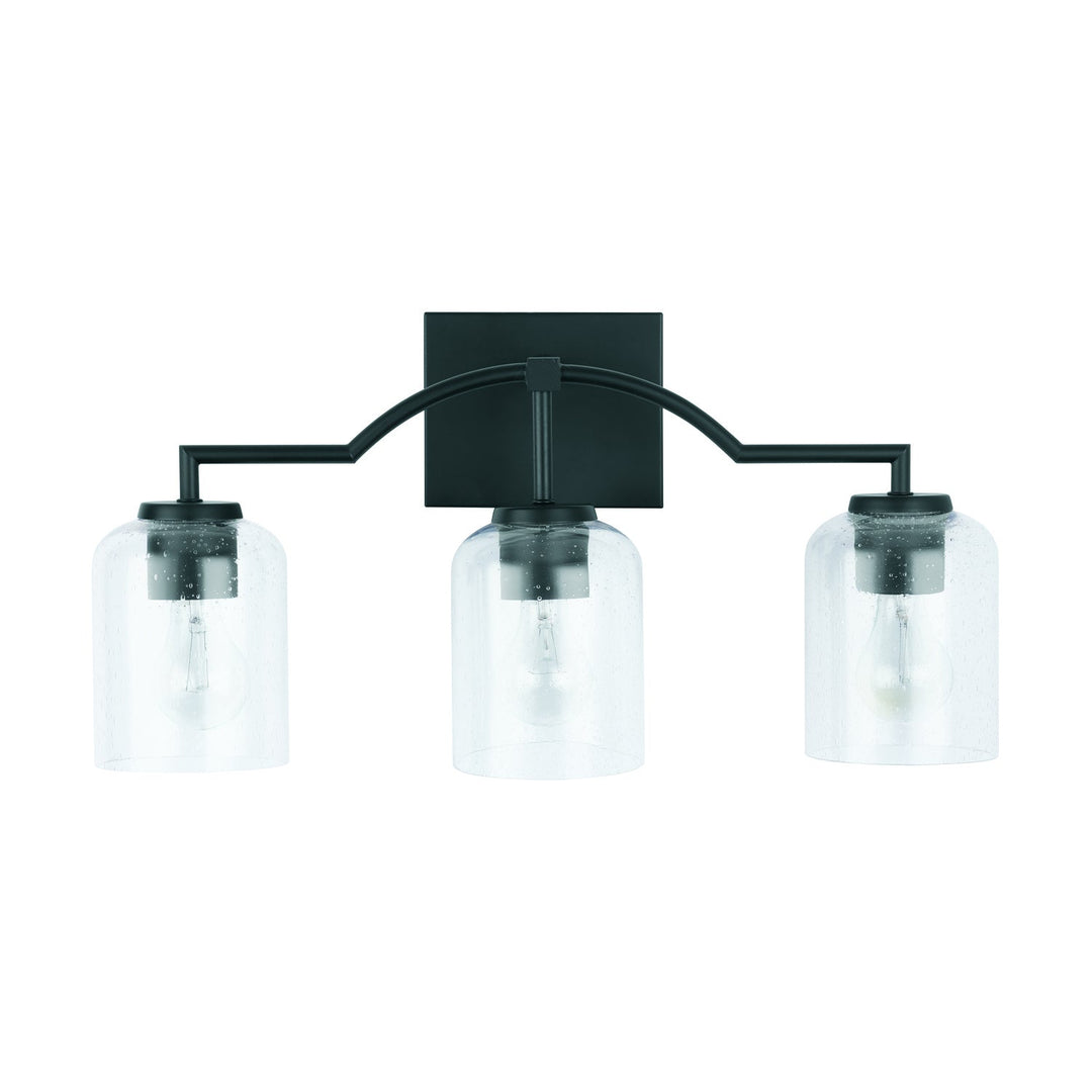 Capital Carter 139331MB-500 Bath Vanity Light 22 in. wide - Matte Black
