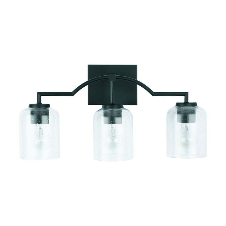 Capital Carter 139331MB-500 Bath Vanity Light 22 in. wide - Matte Black