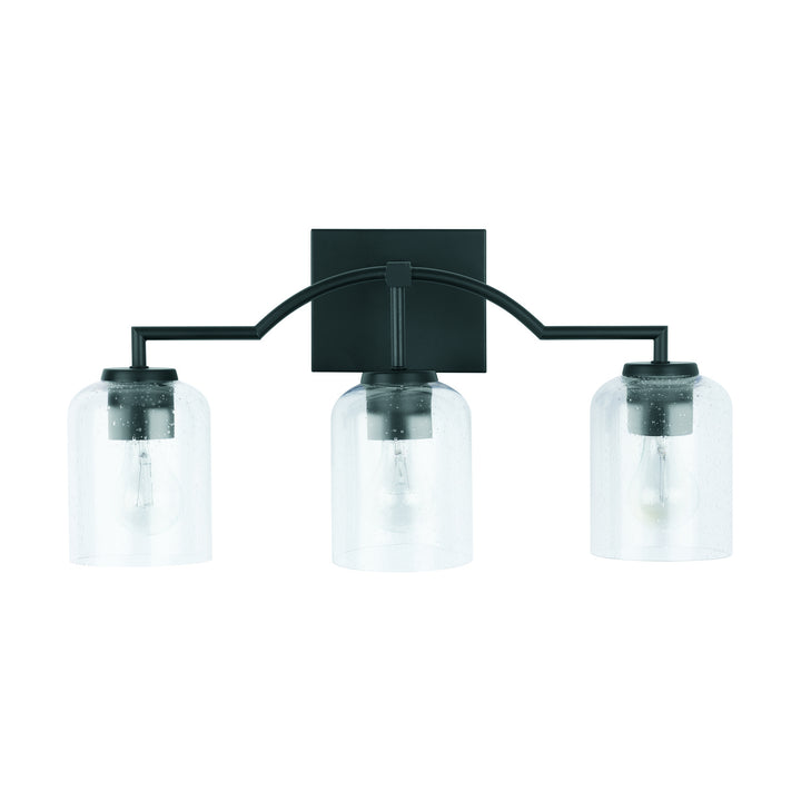 Capital Carter 139331MB-500 Bath Vanity Light 22 in. wide - Matte Black