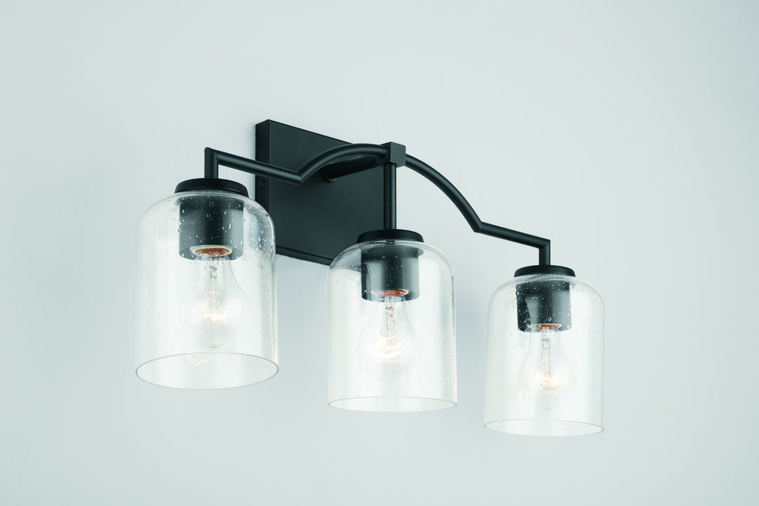 Capital Carter 139331MB-500 Bath Vanity Light 22 in. wide - Matte Black