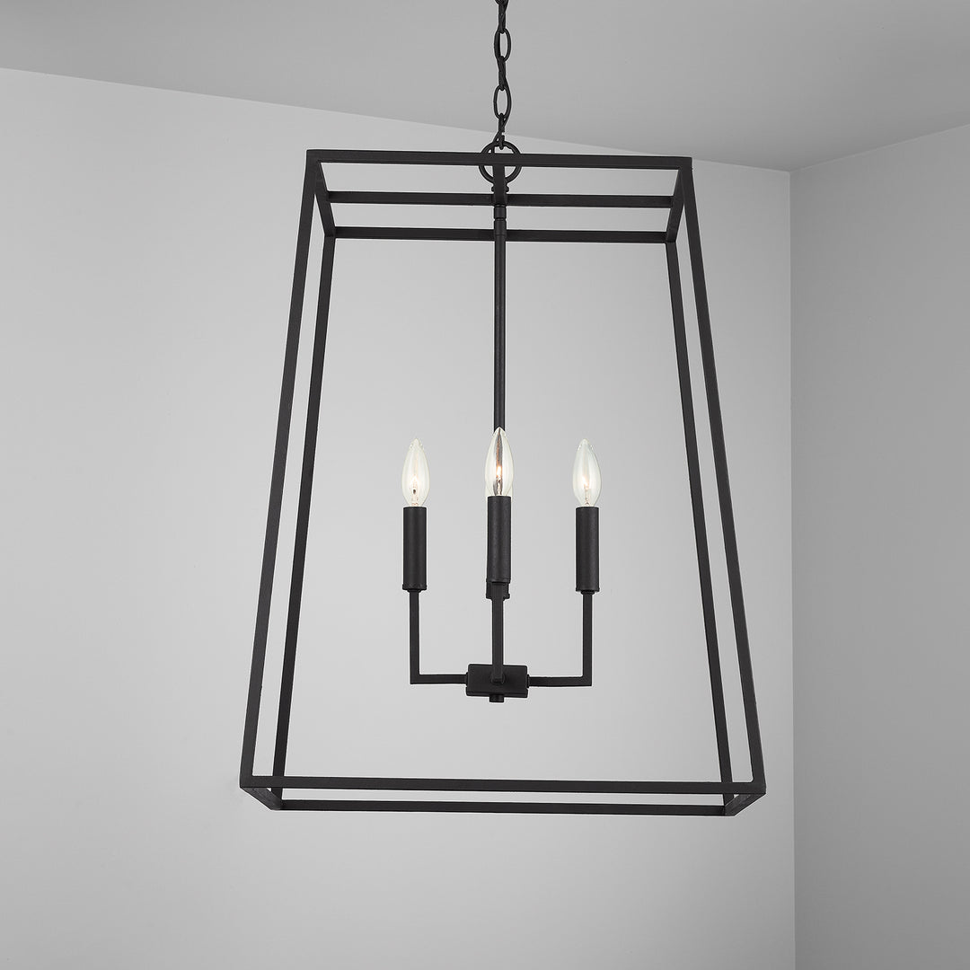 Capital Clint 337341BI Pendant Light - Black Iron