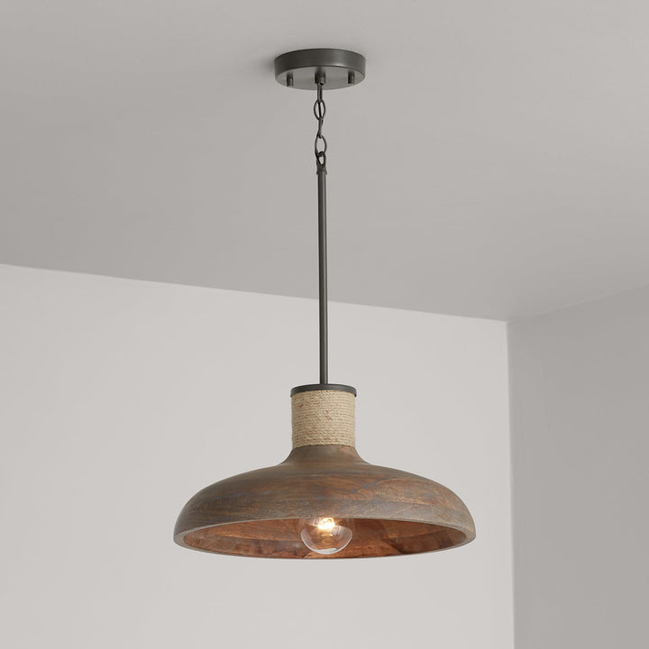 Capital Jacob 340312YG Pendant Light - Grey Wash and Grey Iron