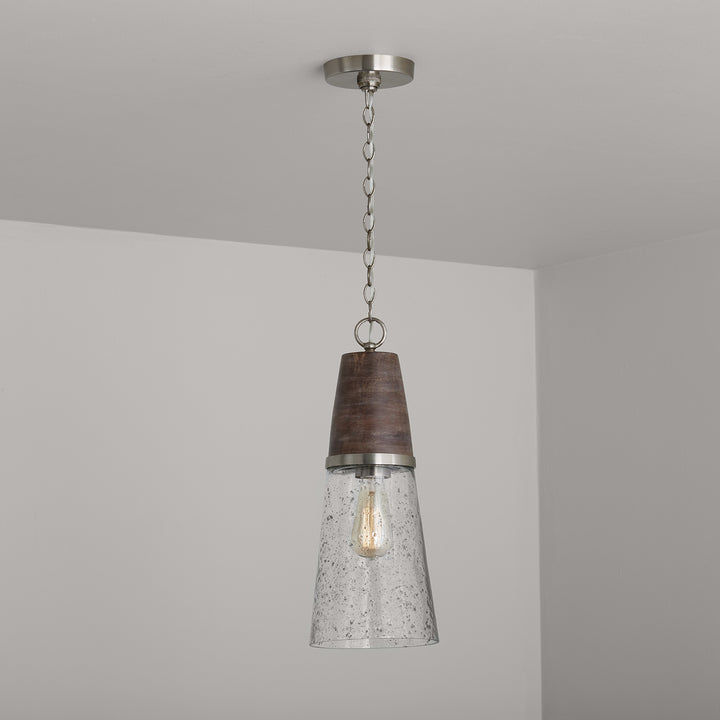 Capital Connor 340511HN Pendant Light - Barnhouse and Matte Nickel