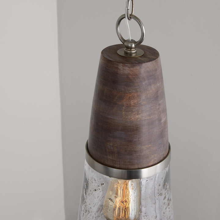 Capital Connor 340511HN Pendant Light - Barnhouse and Matte Nickel