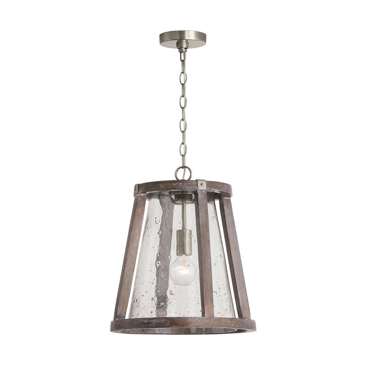 Capital Connor 340512HN Pendant Light - Barnhouse and Matte Nickel