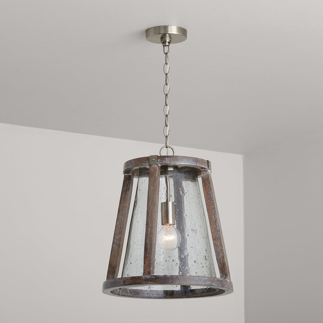 Capital Connor 340512HN Pendant Light - Barnhouse and Matte Nickel