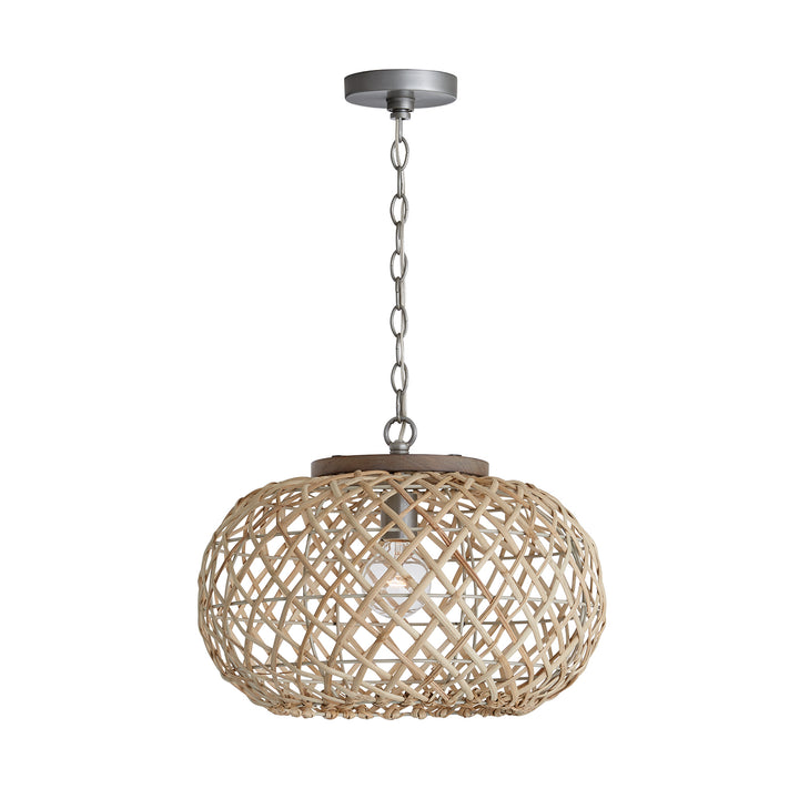 Capital Rainey 340811GK Pendant Light - Grey Wash and Antique Nickel