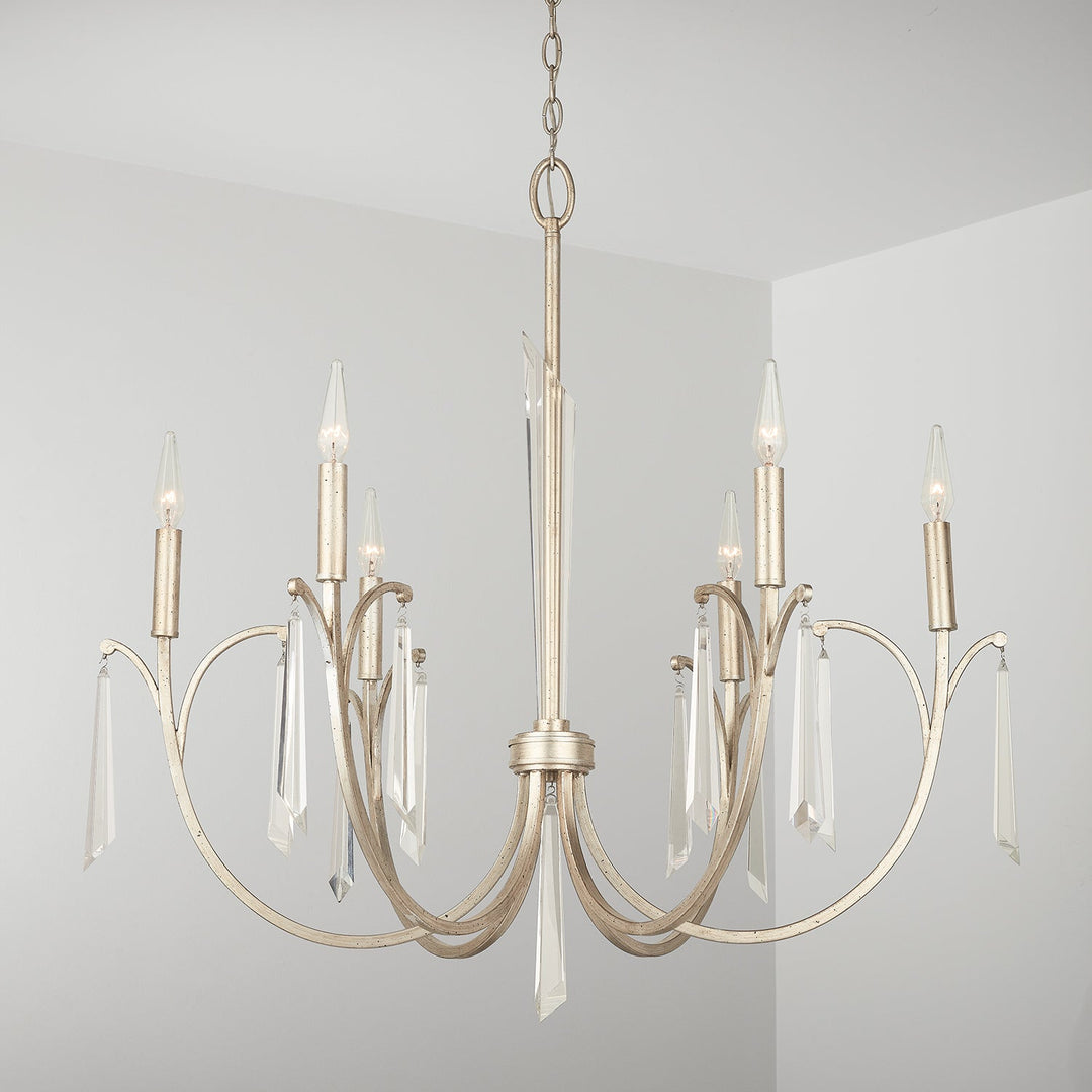 Capital Gwyneth 437061WG Chandelier Light - Winter Gold