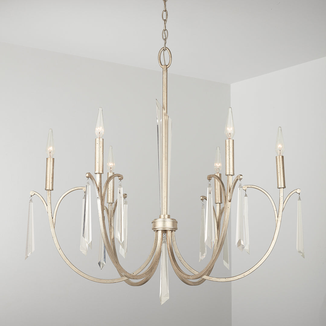 Capital Gwyneth 437061WG Chandelier Light - Winter Gold