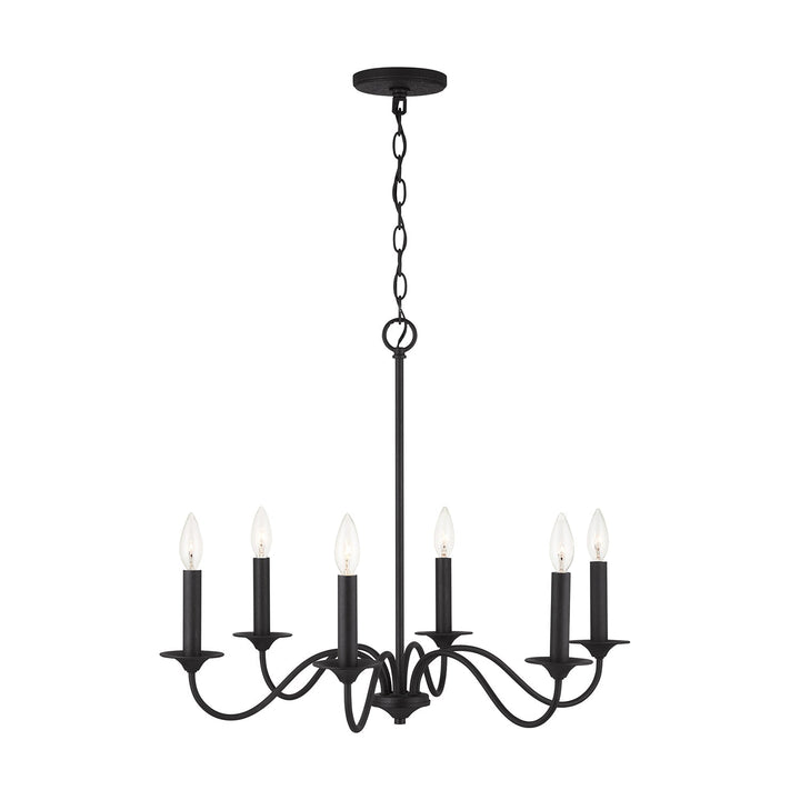 Capital Vincent 437261BI Chandelier Light - Black Iron