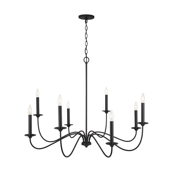 Capital Vincent 437281BI Chandelier Light - Black Iron