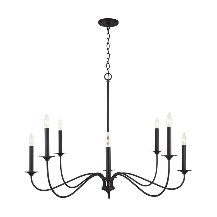 Capital Vincent 437281BI Chandelier Light - Black Iron