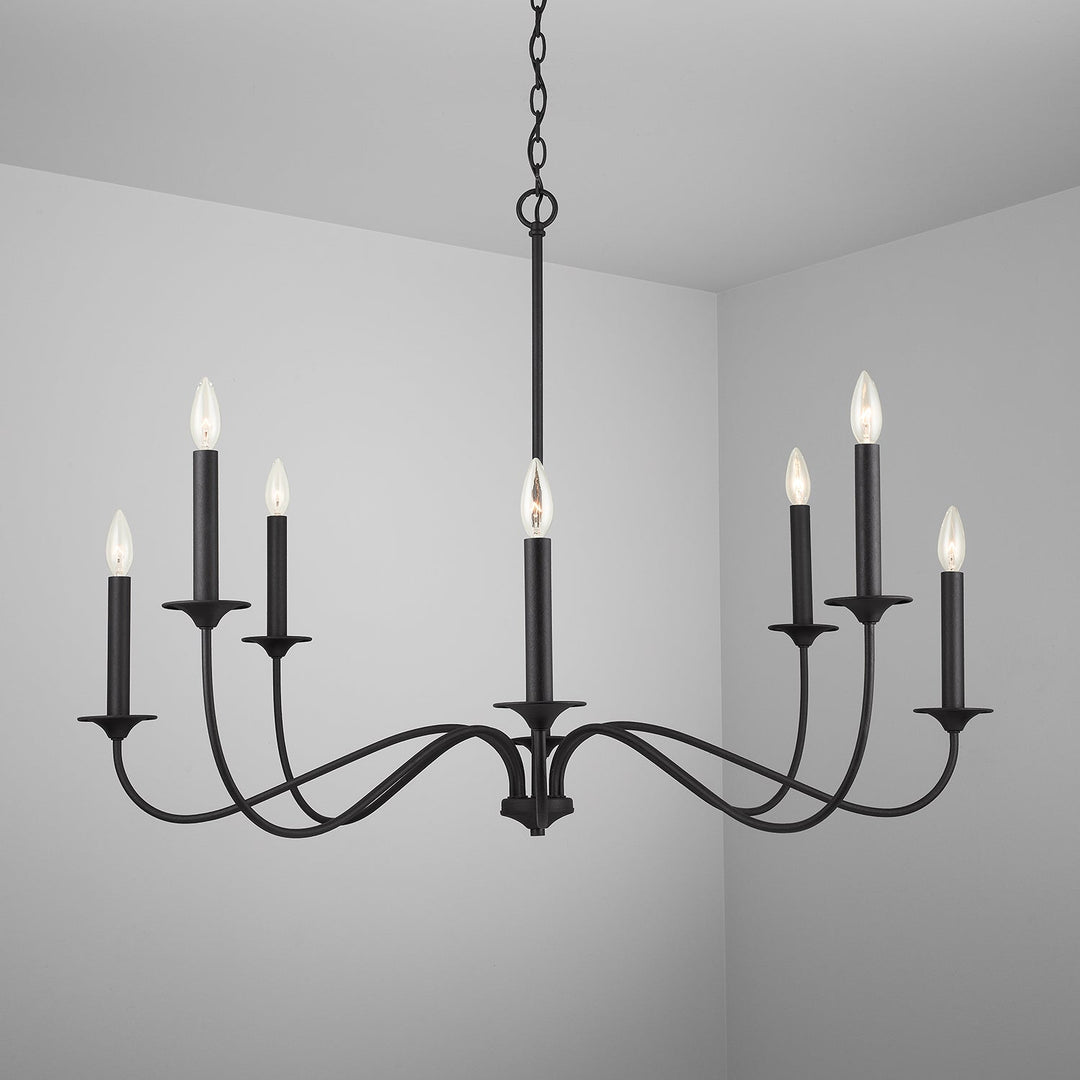 Capital Vincent 437281BI Chandelier Light - Black Iron