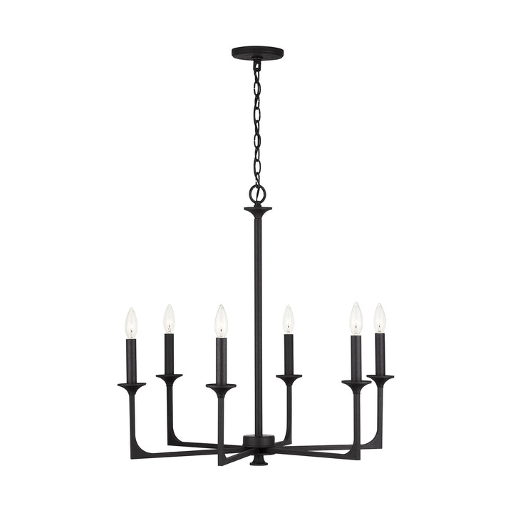 Capital Clint 437361BI Chandelier Light - Black Iron