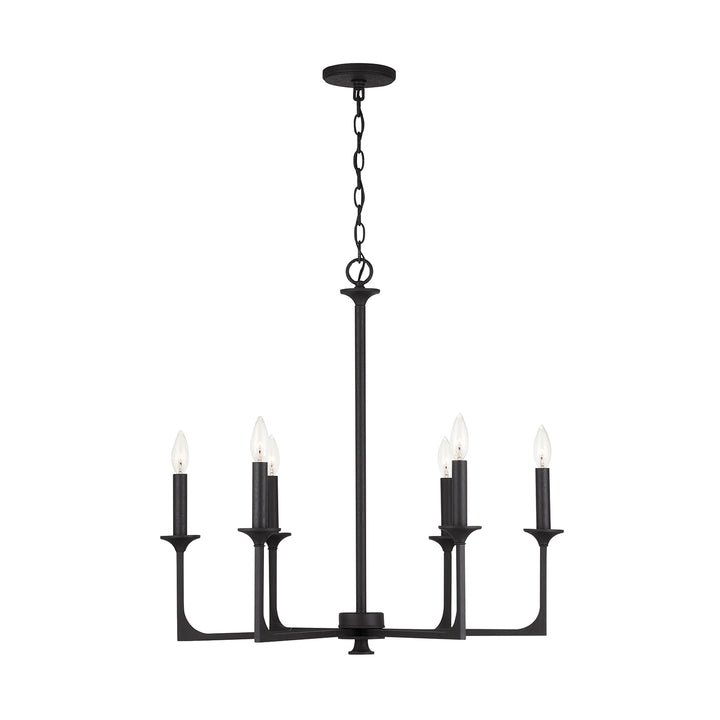 Capital Clint 437361BI Chandelier Light - Black Iron